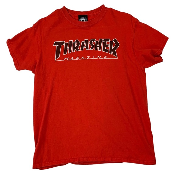Thrasher Magazine Red Outline Tshirt - Picture 2 of 6